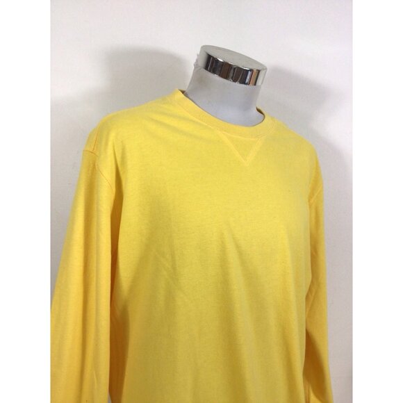 Old Navy Yellow T Shirt Long Sleeve Top Mens XL New - Picture 2 of 6